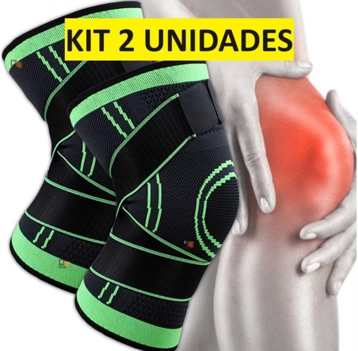 Joelheiras De Compressão Estabilizadora Tensor Alívio De Dor