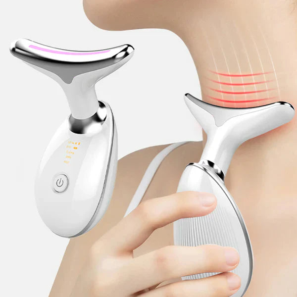 Massageador Facial Portátil Rejuvenescedor  para Rosto e Pescoço