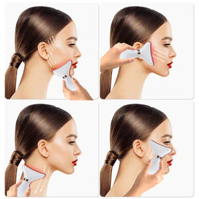 Massageador Facial Portátil Rejuvenescedor  para Rosto e Pescoço