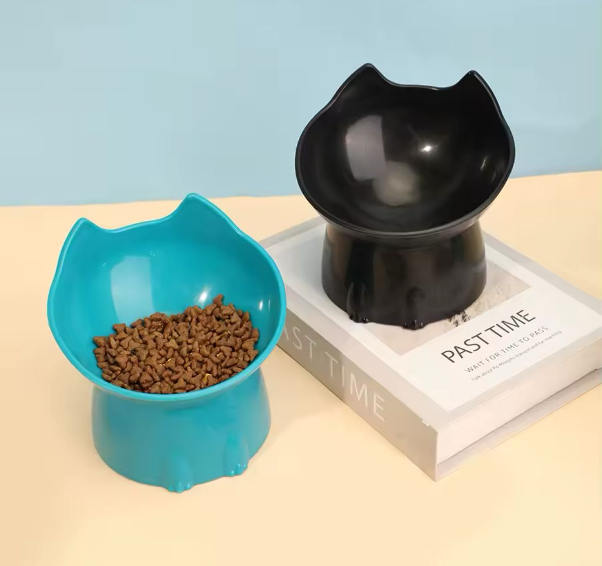 Alimentador elevado para animais de estimação para cães e gatos
