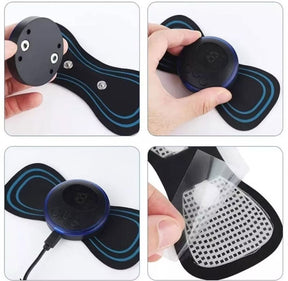 Kit Mini Massageador Elétrico Portátil Cervical
