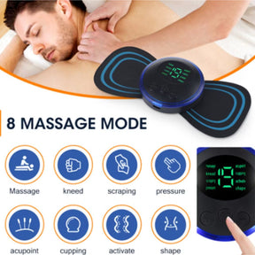 Kit Mini Massageador Elétrico Portátil Cervical