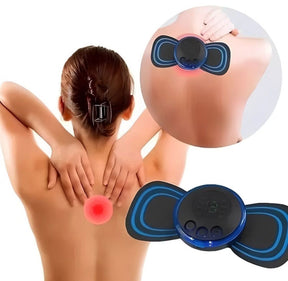Kit Mini Massageador Elétrico Portátil Cervical