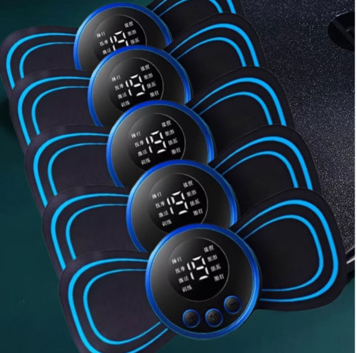 Kit Mini Massageador Elétrico Portátil Cervical