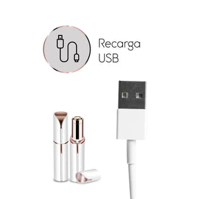 Depilador Elétrico Batom Indolor Portátil