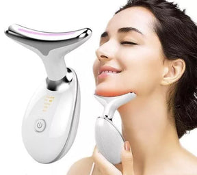 Massageador Facial Portátil Rejuvenescedor  para Rosto e Pescoço