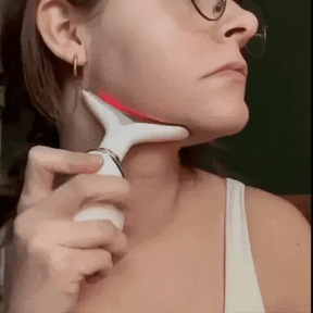 Massageador Facial Portátil Rejuvenescedor  para Rosto e Pescoço