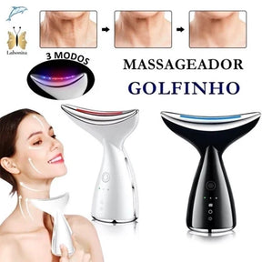Massageador Facial Portátil Rejuvenescedor  para Rosto e Pescoço