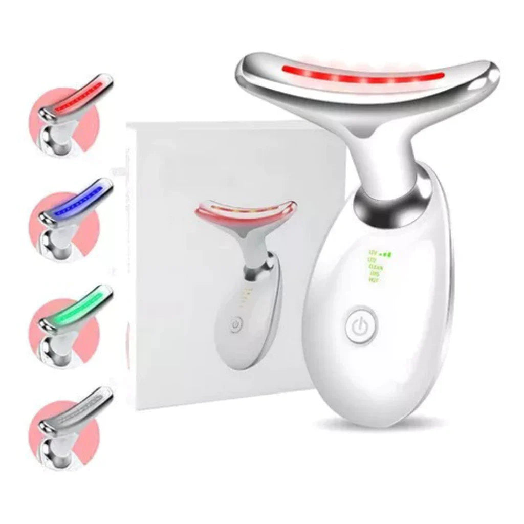 Massageador Facial Portátil Rejuvenescedor  para Rosto e Pescoço
